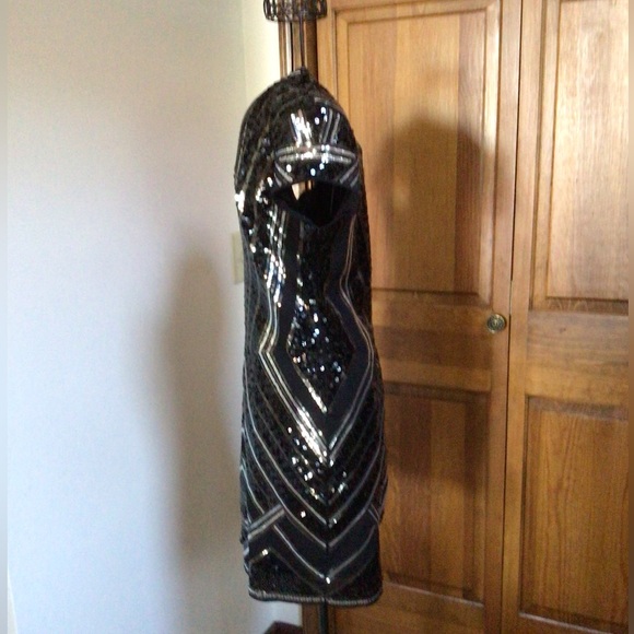 Express sequined deep V minidress, Small - Picture 8 of 10